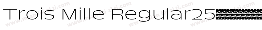 Trois Mille Regular25字体转换